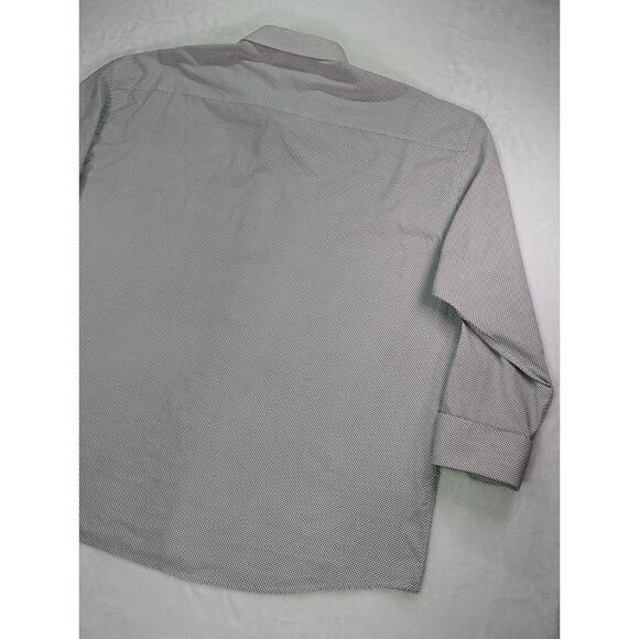 Stacy Adams Size 4XL 20 34/35 Reg Fit Sergio Dots White Dress Shirt - Picture 13 of 13